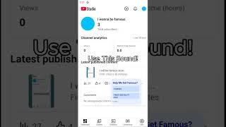 Help Me Get To 1M Subs