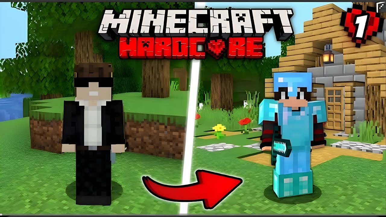 WELCOME TO MY MINECRAFT HARDCORE WORLD - YouTube