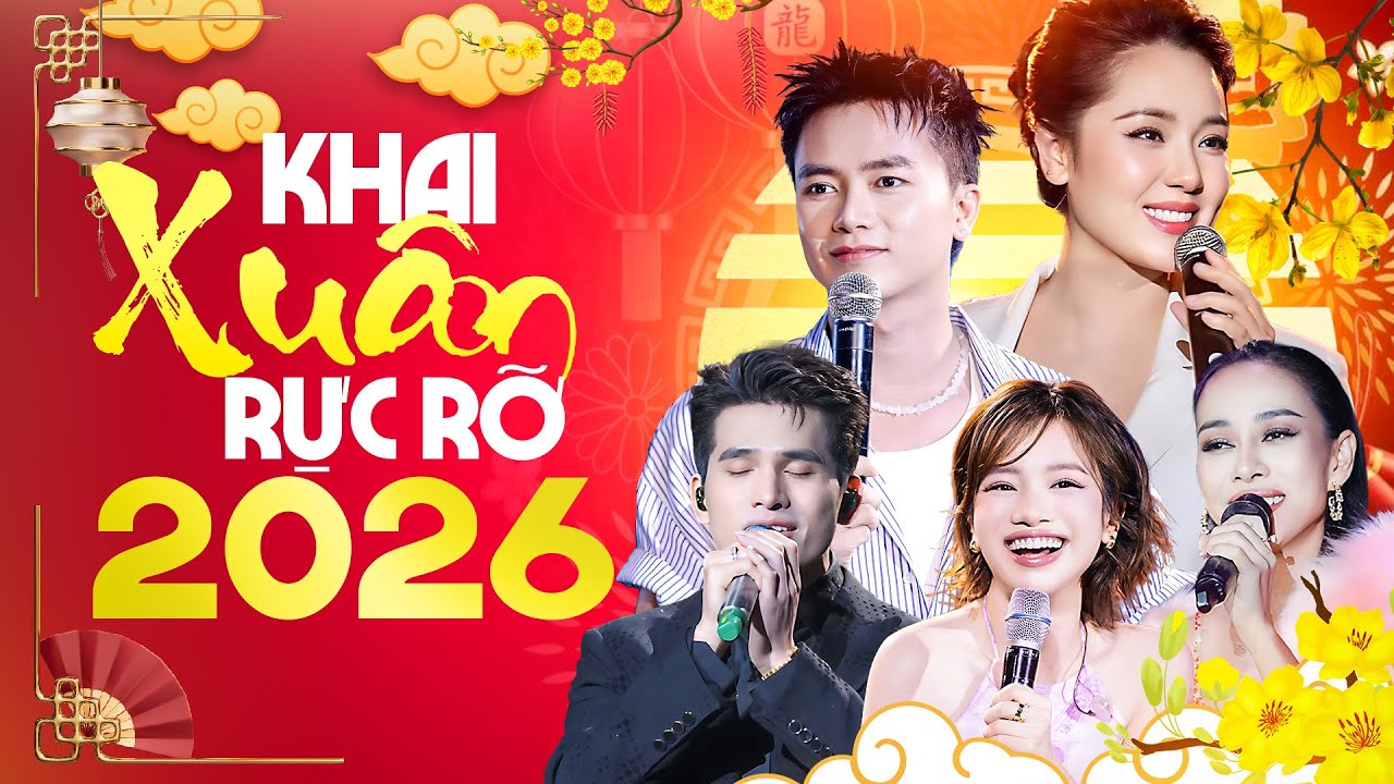 ĐÊM NHẠC KHAI XUÂN 2026 - Quốc Thiên & Phương Linh & Bùi Công Nam & Thảo Trang Live Như Nuốt Đĩa