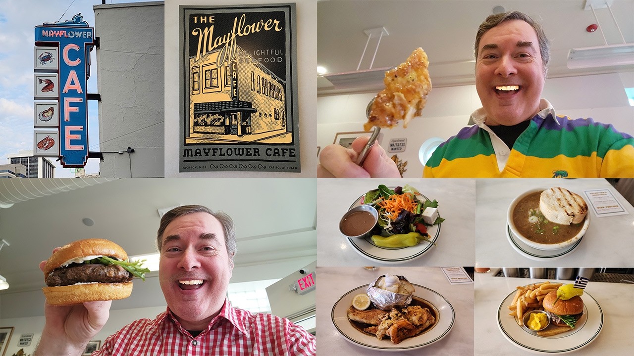 Best Seafood & Burger Search? Jackson, Mississippi Travel Guide at Mayflower Café