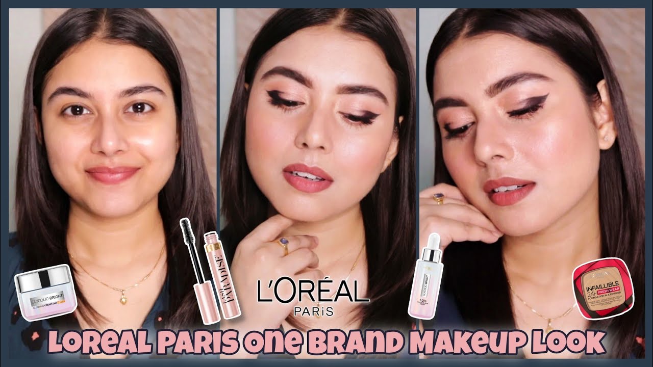 bark Minearbejder dommer L'Oreal Paris One Brand Makeup Tutorial Ft. Loreal Paris Fashion Week |  Arpita Ghoshal - YouTube