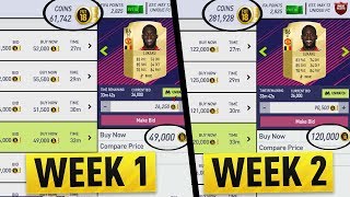 FIFA 18 - THE BEST WAY TO MAKE COINS AT THE START OF FIFA 18 ULTIMATE TEAM! screenshot 4