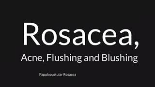 Rosacea vs Acne