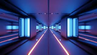 Abstract Scifi tunnel animation loop background VJ Loop || Free footage