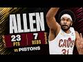 Jarrett Allen 23 pts 7 rebs vs Pistons 2026 PO G7