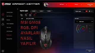 Msi Clutch Gm08 Dpi Ayari Msı Gm 08 Dragon Center Rgb Ve Dpi Ayarları Nasıl Yapılır 