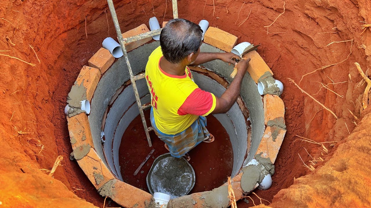 Our Septic Tank System_ Techniques of Pipe CirCular Septictank Making Manual Construction with Brick