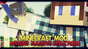 Minecraft Mod 1.4.5 | Instant Massive Structures