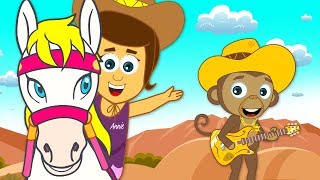 She'll Be Coming Round The Mountain | Nursery Rhymes  And More | HooplaKidz