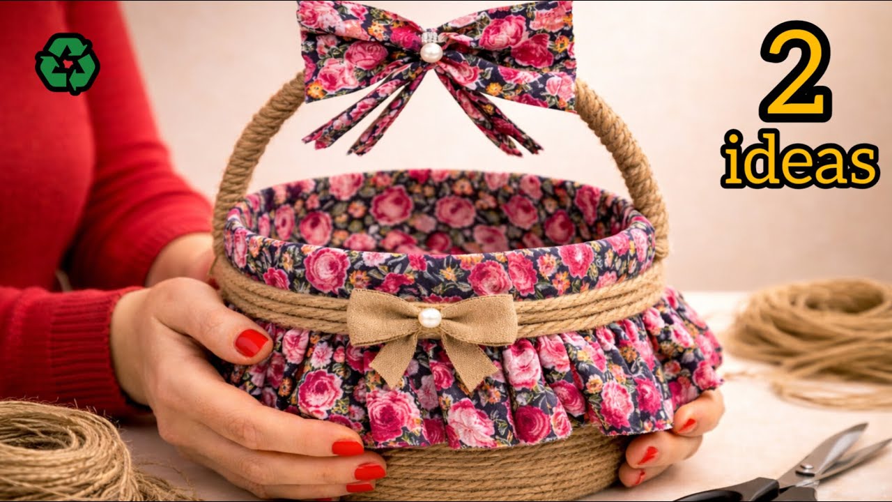 super Beautiful but low_cost!2BEST DIY space_Saving Craft Ideas From waste materials♻️ #2025