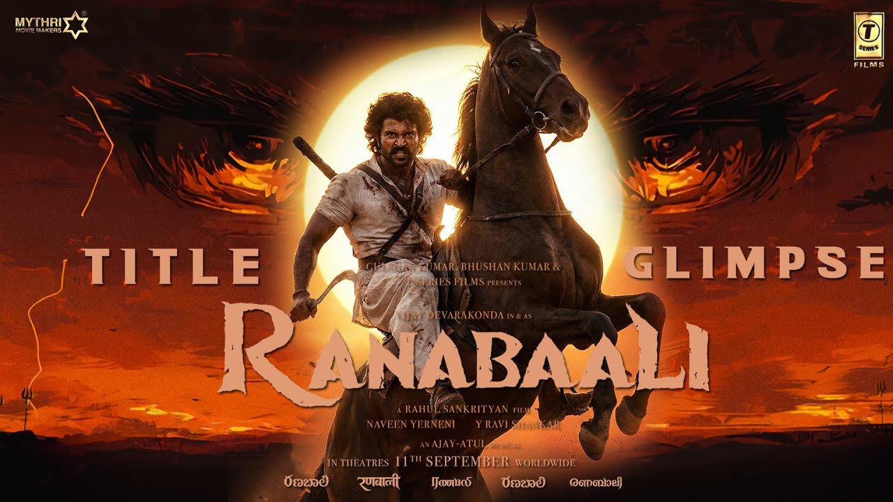 RANABAALI - Title Glimpse | Vijay Deverakonda | Rashmika | Rahul Sankrityan | Ajay - Atul | 