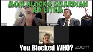 Mom BLOCKS Guardian ad Litem — Judge SNAPS #familycourt