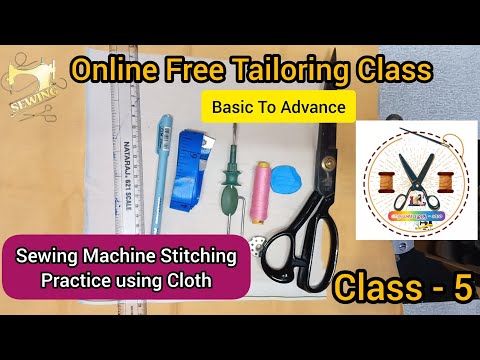 Sewing Machine Stitching Practice