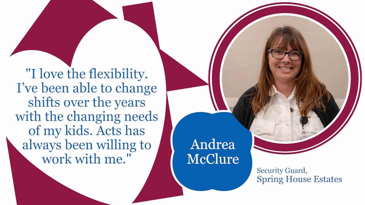 Acts Retirement Spotlight Andrea McClure, Security Guard, Spring House