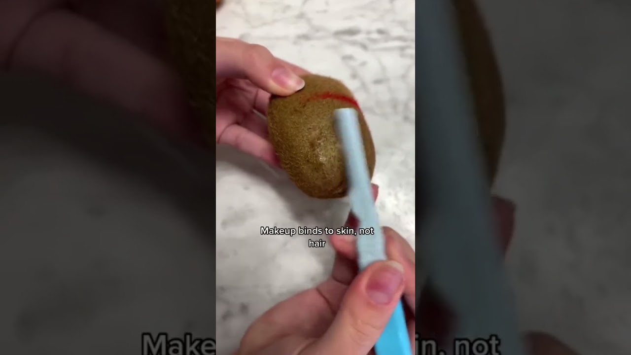 Shaving your face makes your makeup apply smoother😉