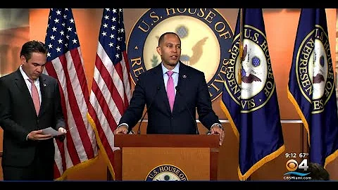 Hakeem Jeffries Launches Bid To Succeed Nancy Pelo...
