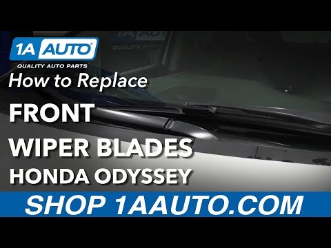 Video: Berapa ukuran wiper kaca depan Honda Odyssey 2007?