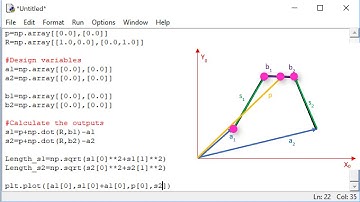 Robotics 2 U1 (Kinematics) S6 (Parallel Manipulators) P4 (Python Simulation)