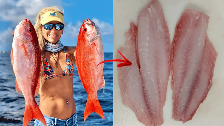 EASIEST Way to Clean Vermilion SNAPPER!