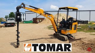 Wiertnica hydrauliczna SIMMET SPCX - M1 do minikoparek od 2 do 4 ton tel. +48575316333