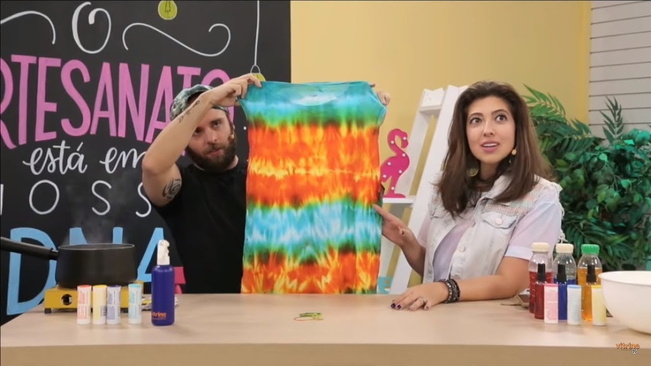 Tati Rocha TÉCNICA TIE DYE COM TATI ROCHA - YouTube