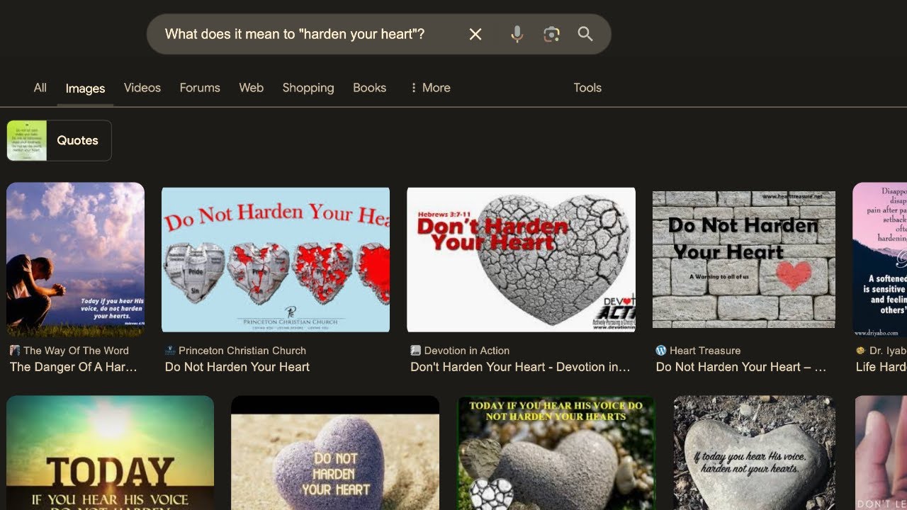 What Does Harden Your Heart Mean In The Bible
