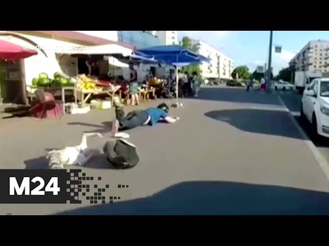 Авария с участием владельца моноколеса и ребенка в Петербурге попала на видео - Москва 24