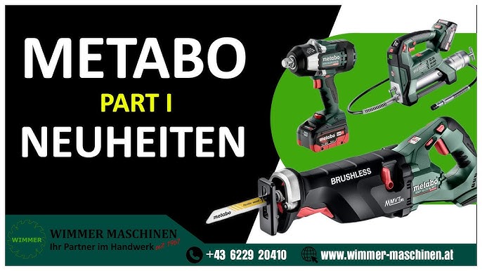 sabre YouTube Unpacking unboxing 1100 / Metabo 606177500 saw SSE -