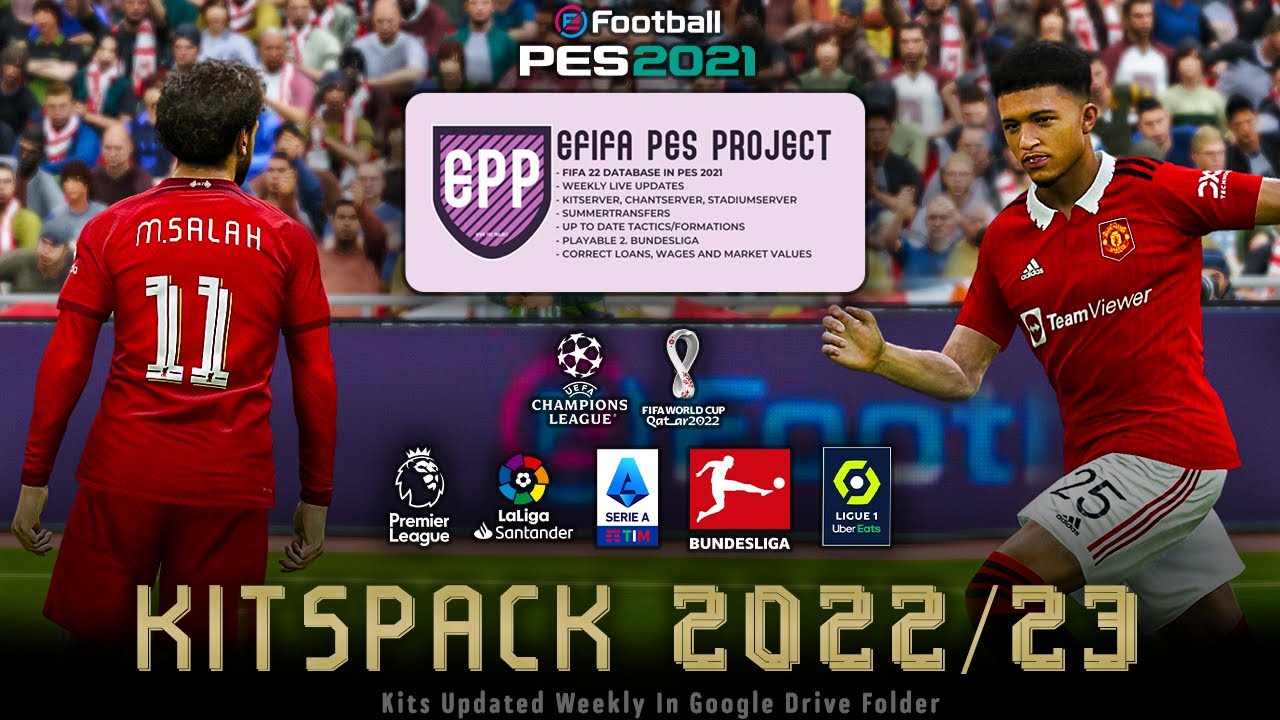 PES 2021 KITS PACK 2023 With Weekly Updates Kitserver New Kit