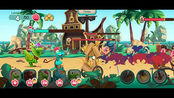 Dino Bash 2 Travel Through Time Island 19 Level 2