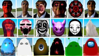 Obunga Nextbots Family, Too Much Nextbots Family And Angry Munci Nextbot In Garrys Mod
