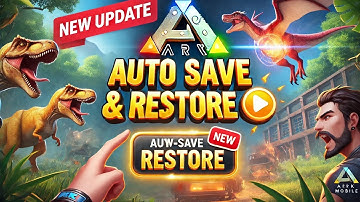 WARNING! ARK Mobile Auto Save & Restore TRICK You Must Know! ⚠️