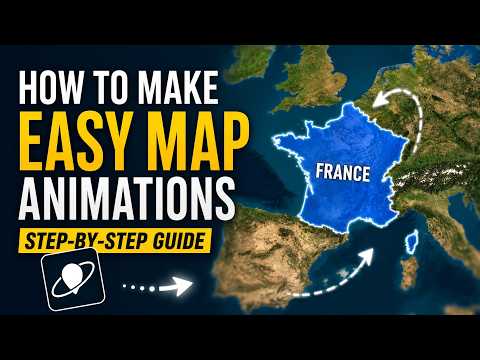 How to Make Map Animations: Complete Beginner's Guide (Episode 1)