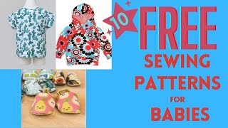 10 Free Baby Sewing Patterns || Frugal Friday