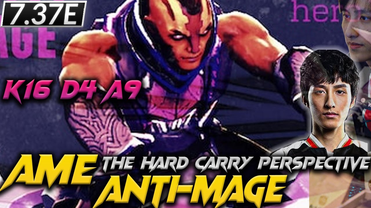 7.37E - Crazy Play Ame Anti Mage The Hard Carry Dota 2 Pro Full Gameplay 