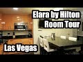 ELARA by HILTON GRAND VACATIONS 1 BEDROOM KING SUITE ROOM TOUR in LAS VEGAS, NEVADA!