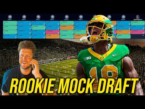 Dynasty Rookie Mock Draft 1qb