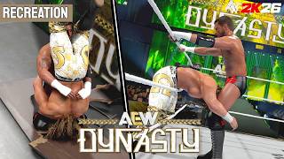 WWE 2K26 SIMULATION: MJF vs Kenny Omega | AEW: Dynasty 2026 Highlights