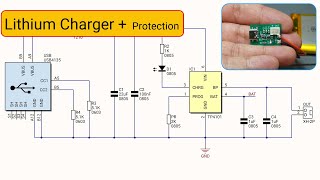 видео: Простое зарядное устройство для литиевых аккумуляторов USB Type-C + защита картинка: Простое зарядное устройство для литиевых аккумуляторов USB Type-C + защита