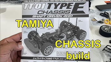 TAMIYA TT-01E chassis build.. FIRST TIME the tricky stuff DIY