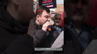 TRAKYA'DA İSRAİL'İN FİLİSTİNLİ ESİRLERİ HEDEF ALAN ‘İDAM YASASI’NA TEPKİ