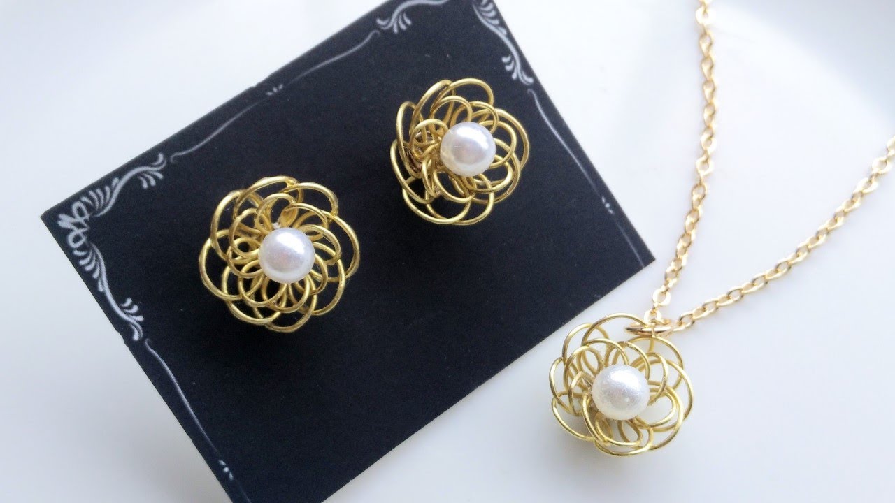 シンプルでかわいい✨ワイヤーフラワーの作り方 How to make a simple wire flower.