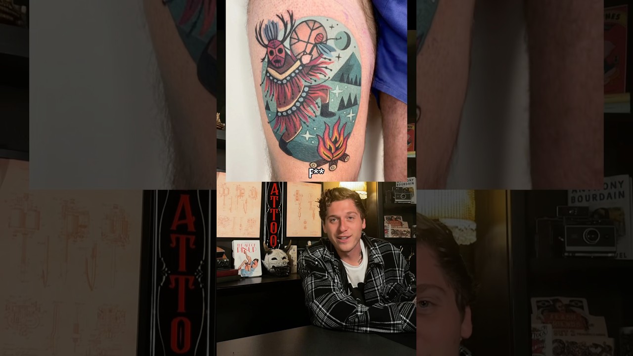 Folk Art Style Tattoos🌳 Artist: Bård Tjelta • IG: bardtjelta 