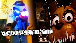 10 Year Old On Five Nights At Freddys Help Wanted Vr