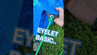 Eyelet Slipped Overhand Knot Basic #knot #outdoors #knot #camping