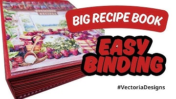 Big recipe book tutorial | In collab. with @vectoriadesigns printables