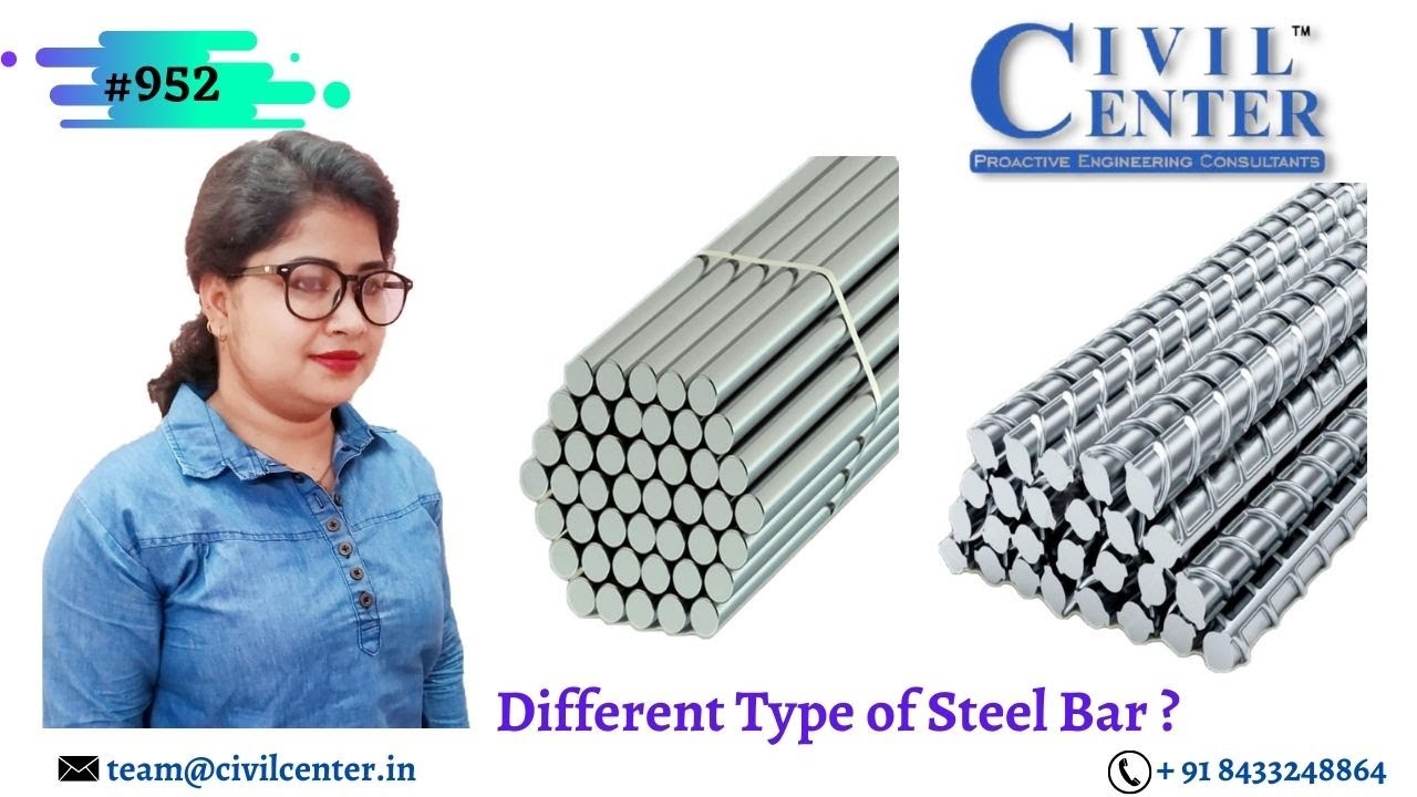 What is Steel Bar || Types of Steel Bars Mild Steel Bar, HYSD, TMT, TMX, CRS, SD, TOR || Full forms