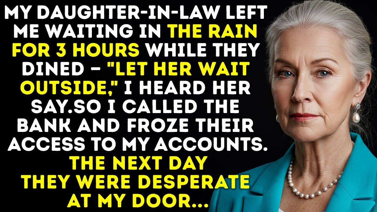 My Son’s Family Left Me Waiting In The Rain — So I Froze Their Access To My...