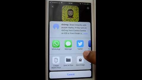 How to share snapcode in Snapchat iPhone or iOS app | Share snap photo
