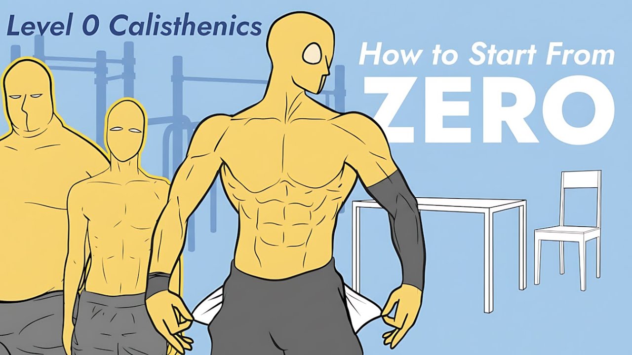 “The Only Beginner Calisthenics Guide You Need (Start From Zero — No Gym!)” 